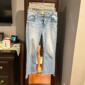 Mother Lil Mother Petite Insider Crop step Fray size 27 petite